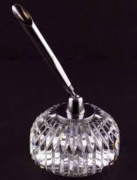 Waterford Crystal Giftware Clear Glass Pen Holder and Metal ...