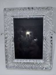 Beautiful Heavy Thick Glass Picture Frame With Leaf Grooves ...