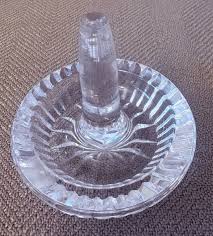 Waterford Clear Crystal Heritage Ring Holder Collector ...