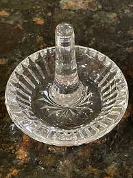 WATERFORD 3 Inch Round Ring Holder ~ Signed ~ Excellent ...