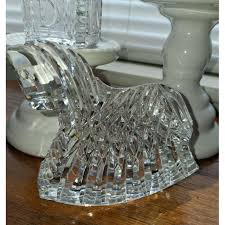 Waterford Crystal Figurines Set: Bear, Block, Rocking Horse ...