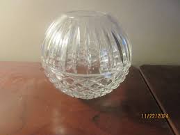 ELEGANT WATERFORD STUNNING 6" ROSE BOWL, LISMORE WITH ...