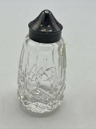 Waterford Lismore Crystal Salt & Pepper Shakers Stickers Etched | eBay