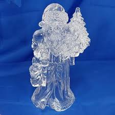 Sterling Acrylic Santa 9.5 inch tall Table Decoration or ...
