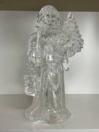 Sterling Acrylic Santa 9.5 inch tall Table Decoration or ...
