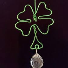 Handcrafted Shamrock Sun Catcher - A Touch of Irish Charm ...