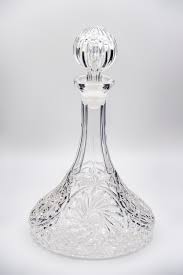 Vintage Waterford Clear Cut Crystal Ship's Decanter With ...