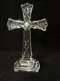 Waterford Crystal 8-Inch Standing Cross Acid Etched ...