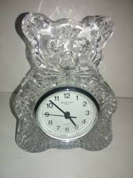 Waterford Crystal Teddy Bear Desk or Shelf Clock | eBay