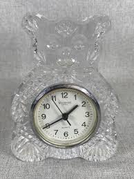 Waterford Crystal Battery Operated Bear Clock | EstateSales.org