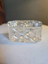 Beautiful Vintage Waterford Square Dresser/Trinket Box, 2.5 ...
