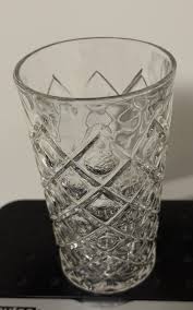 Vintage Hazel Atlas Glass Diamond with Thumbprint Clear ...