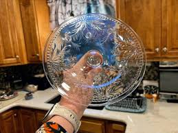 Beautiful Vintage Large Pressed Glass Stemmed Compote/candy ...