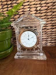 Large Vintage Waterford Acropolis Crystal Clock | Ireland ...