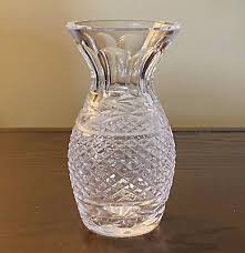 Waterford Ireland Glandore 5.5" Crystal Vase Signed, Criss ...