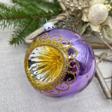 Blue Christmas Decoration Glass Christmas Ornaments, Winter ...