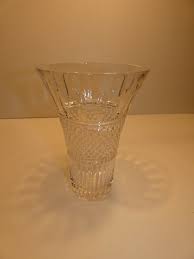 Stunning Waterford Crystal Vase, Petal, Diamond/Leaf Designs ...