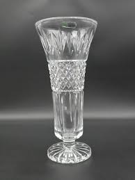Vintage Galway Irish Crystal Vase . 22cm Tall - Etsy