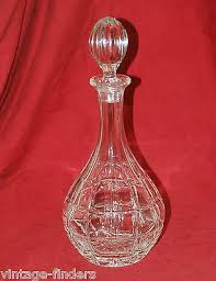 Imperial Estate Crystal Decanter Carafe w Stopper Man Cave ...