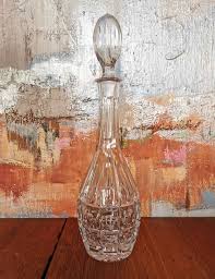 Crystal glass carafe with engravings | No. DG2274 | DPH Trading