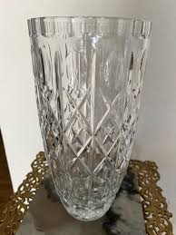Vintage Royal Gallery 24% Lead Crystal 12" Vase Made in ...