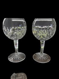 Waterford Lismore Crystal Balloon Red Wine Goblets - Set of 2 - Etsy Israel