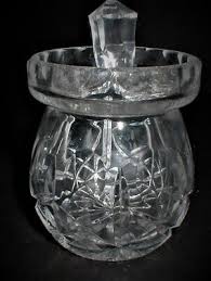 Royal Brierley English Cut Crystal WINCHESTER Jam Jelly Condiment Jar Pot w Lid | eBay