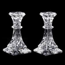 Waterford Crystal Pedestal Bowl and Pair of Candlesticks (Lot 1394 - Holiday Estate AuctionDec 20, 2024, 9:00am)
