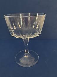 Set of 6 Vtg Leaded Champagne Coupe Crystal Cocktail ...