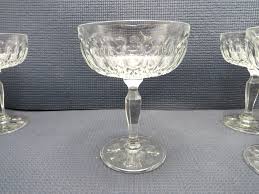 VMC Reims Crystal VMR3 Pattern Set of 4 Champagne/Sherbet ...
