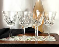 Waterford Lismore Claret Wine Glasses / Waterford Crystal ...