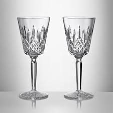 Lismore Tall Medium Wine Glass 13oz Set of 2 by Waterford ...