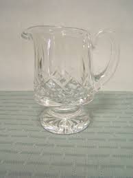 Waterford "Lismore" Lead Crystal 5 oz Cream Pitcher 4-1/2 ...