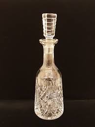 Waterford crystal cut glass decanter with stopper great ...