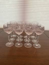 STUNNING SET(12) VTG WATERFORD Crystal COLLEEN Hock Wine Glasses 7.5"H SIGNED | eBay