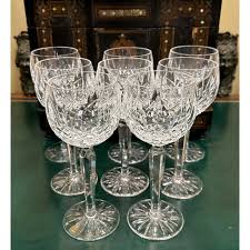 Waterford Lismore Hock Wine Glasses, 7 1/2", Set of 8 | Chairish