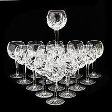 16) Waterford Lismore Crystal Balloon Wine Stems (Lot 3204 - The Estate of the late Frank Daniels Jr. & his wife Julia Jones DanielsMar 31, 2023, 9:00am)