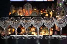 Waterford Crystal Patterns of The Sea Set 6 Balloon Wine Glasses RARE for sale online | eBay