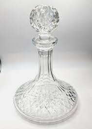 Huge Vintage Waterford Cut Glass Decanter & Stopper Signed | eBay