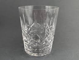 Waterford Signed Lismore Cut Crystal Double Old Fashioned ...