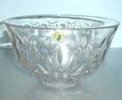Waterford I Love Lismore Crystal 8" Bowl Heart & Wedge Cuts ...