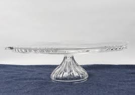 1940's-60s Glass Cake Stand, Pressed Swirl Heavy Glass Pedestal Cake Stand With Frosted Leaves, Excellent Vintage Condition. Unknown Maker. - Etsy