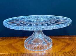 Sold at Auction: Waterford Crystal Cake Stand, Measures: H: 12cm, D: 7.5cm
