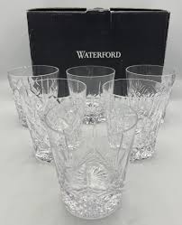 Waterford Crystal Patterns of the Sea Set of 6 Double Old ...