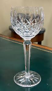 Waterford Lismore Hock Wine Glasses, 7 1/2", Set of 8 | Chairish