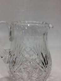Vintage Galway Irish Crystal Pineapple 6.5” Glass Pitcher | eBay