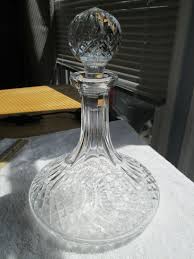Galway Crystal Ship Decanter No chips or cracks. Very pretty ...