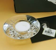 Retired ~ Waterford Crystal *Nicky* Wedge Cut Votive with ...