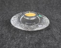 Orrefors Crystal Votive Candle Holder- Sweden Swedish 5.5 ...