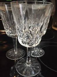 Set of 3 Waterford Lismore 6-7/8" Water Glasses Goblets | eBay Australia